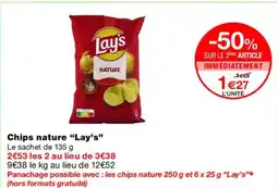 Monoprix LAY'S Chips nature offre