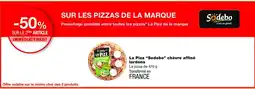 Monoprix SODEBO La Pizz chèvre affiné lardons offre