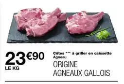 Monoprix Côtes à griller en caissette Agneau offre
