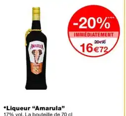 Monoprix AMARULA Liqueur offre
