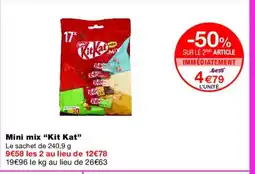 Monoprix KIT KAT mini mix offre