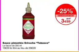 Monoprix TABASCO Sauce pimentée Sriracha offre
