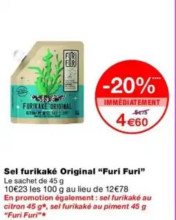 Monoprix FURI FURI Sel furikaké Original offre