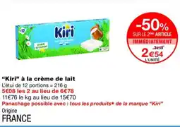 Monoprix KIRI à la crème de lait offre