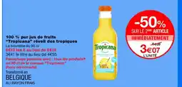 Monoprix TROPICANA 100% pur jus de fruits réveil des tropiques offre