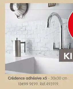 b&m Crédence adhésive x5 offre