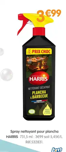 b&m Harris spray nettoyant pour plancha offre