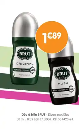 b&m Brut déo à bille offre
