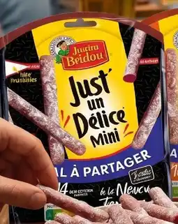 b&m Justin bridou mini bâton de berger à la noix de jambon offre