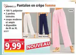 Norma Pantalon en crêpe femme offre