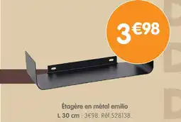 b&m Étagère en métal emilio offre