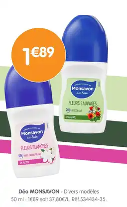 b&m Monsavon déo offre