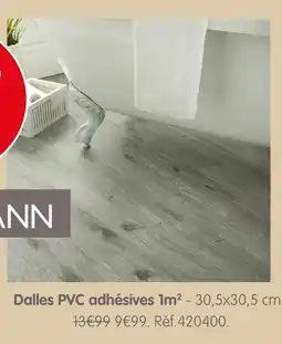 b&m Dalles pvc adhésives 1m2 offre