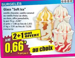 Norma Glace soft ice vanille-chocolat offre
