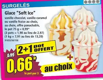 Norma Glace soft ice vanille-chocolat offre