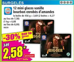 Norma Riva 12 mini glaces vanille bourbon enrobés d’amandes offre