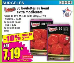Norma 30 boulettes au bœuf extra moelleuses offre