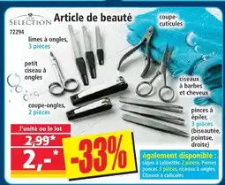 Norma Top selection article de beauté offre