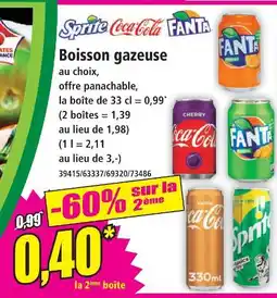 Norma Sprite / coca-cola / fanta boisson gazeuse offre