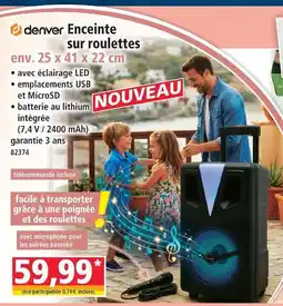 Norma Denver enceinte sur roulettes offre