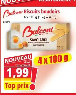 Norma Balconi biscuits boudoirs offre