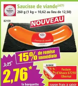 Norma Festein saucisse de viande offre