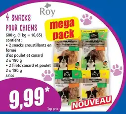 Norma Roy 4 snacks pour chiens offre