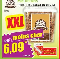 Norma Bon apéro mini bretzels offre