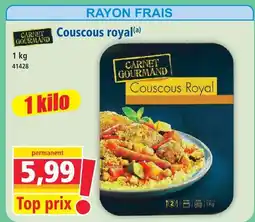Norma Carnet gourmand couscous royal offre
