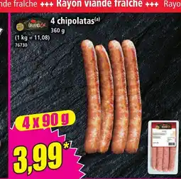 Norma 4 chipolatas offre