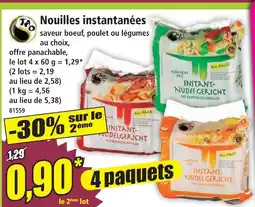 Norma Nouilles instantanées offre