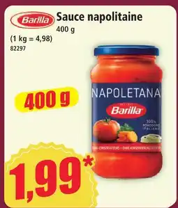 Norma Barilla sauce napolitaine offre