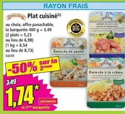 Norma Plat cuisiné offre
