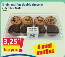 Norma 8 mini muffins double chocolat offre