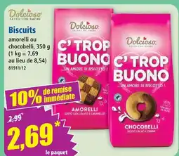 Norma Dolcioso biscuits offre