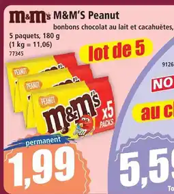 Norma M&m's m&m’s peanut offre