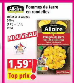 Norma Maison allaire pommes de terre en rondelles offre