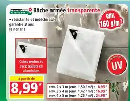 Norma Power garden bâche armée transparente offre