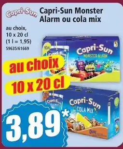 Norma Capri-sun monster alarm offre