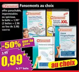 Norma Sensomed pansements au choix offre