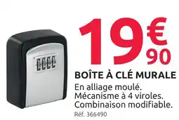Mr Bricolage Boîte à clé murale offre
