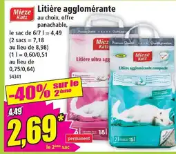 Norma Mieze katz litière agglomérante offre