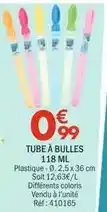 La Foir'Fouille Tube à bulles 118 ml offre