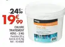 La Foir'Fouille Chlore traitement 4en1-3 kg offre
