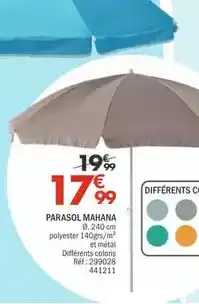 La Foir'Fouille Parasol mahana offre
