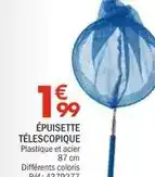La Foir'Fouille Épuisette télescopique offre