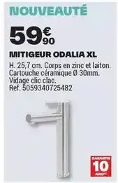 Brico Dépôt Mitigeur odalia xl offre