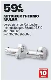 Brico Dépôt Mitigeur thermo mulga offre