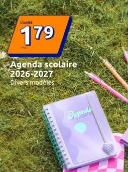 Action Agenda scolaire 2026-2027 offre