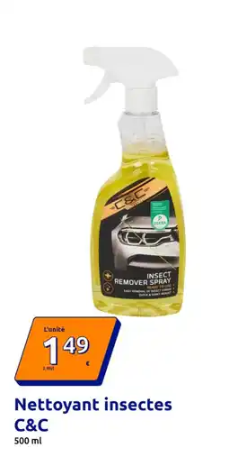 Action Nettoyant insectes C&C offre